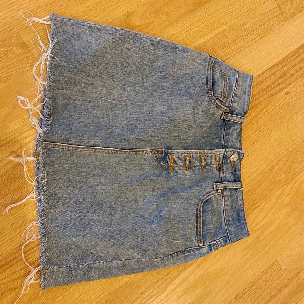 Pacsun denim mini skirt